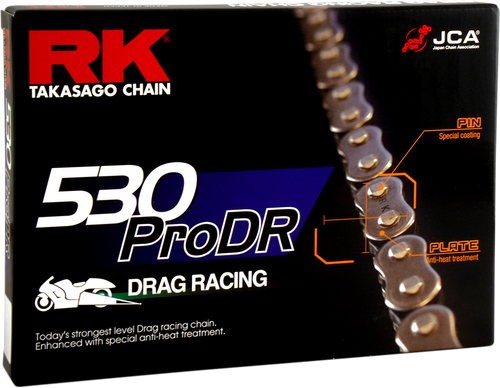 RK - 530PRODR-120 - 530 ProDR - Drag Racing Chain - 120 Links