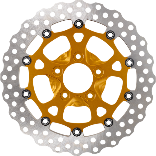 PERFORMANCE MACHINE (PM) - 0133-1806S-G - Dominator Rotor - Front - 11.8" - Gold
