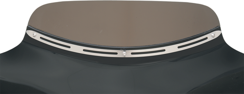 MEMPHIS SHADES - MEM0923 - Fairing Windshield Trim - Stainless Steel - Slotted - Slim