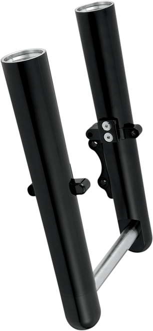 ARLEN NESS - 06-502 - Fork Legs - Black Anodized - Smooth - Dual Disc - '08-'13 FLT