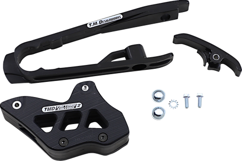 T.M. DESIGNWORKS - DCK-KT4-BK - Chain Guide/Slider - KTM/Husqvarna/Gas Gas - Black