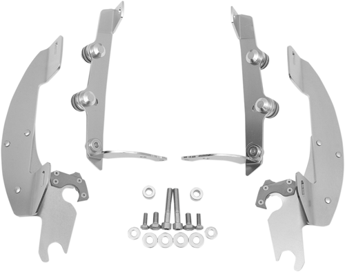 MEMPHIS SHADES - MEK1908 - Batwing Trigger Lock Mounting Kit - Aero - Polished