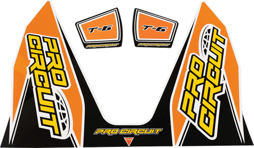 PRO CIRCUIT - DC22T6-ORANGE - T-6 Decal - Orange