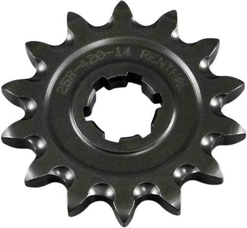 RENTHAL - 258--420-14GP - Front Sprocket - 14 Tooth - Kawasaki/Suzuki/Yamaha