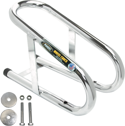 PINGEL - WC-35H - Wheel Chock - Permanent - Chrome - 3-1/2"