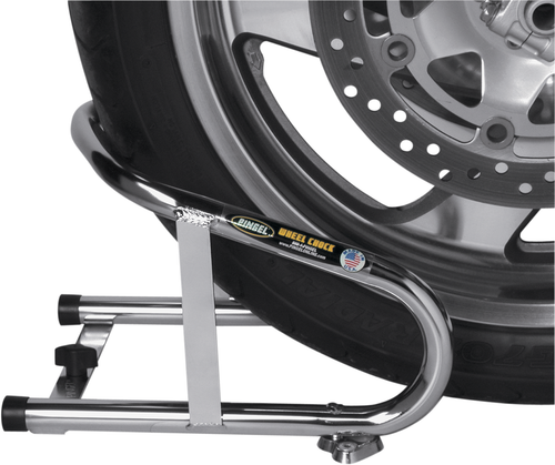 PINGEL - WC650 - Wheel Chock - Removable - Chrome - 6-1/2"