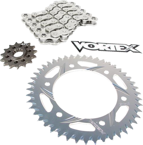 VORTEX - CK6128 - Chain and Sprocket Kit - WSS - Black - Yamaha YZF-R6 S