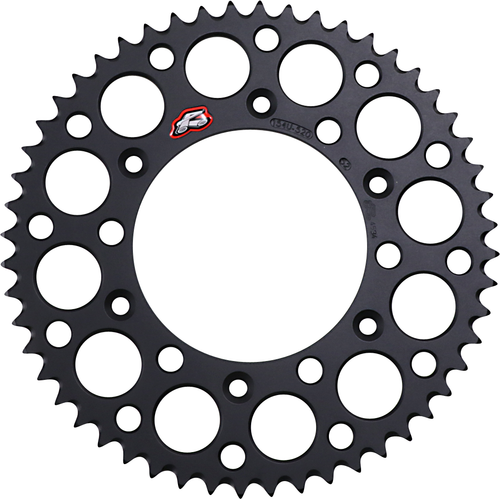 RENTHAL - 154U-520-52GRBK - Rear Sprocket - Aluminum - 52 Tooth - Black - Honda