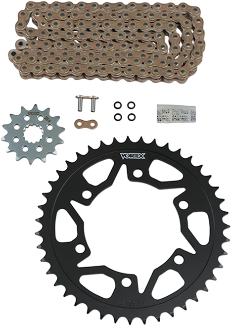 VORTEX - CKG6385 - Chain and Sprocket Kit - WSS - Gold - Yamaha YZF-R3/MT-03
