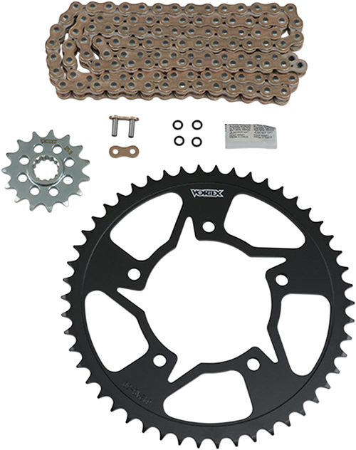 VORTEX - CKG6321 - Chain and Sprocket Kit - HFRS - Gold - Yamaha RZF-R6