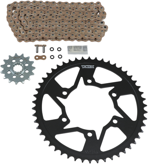VORTEX - CKG6317 - Chain and Sprocket Kit - HFRS - Gold - Yamaha YZF-R6/S