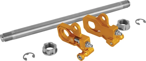 PERFORMANCE MACHINE (PM) - 0117-0028M-G - Axle Adjuster Kit - Rear - Gold
