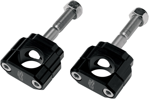 RENTHAL - CL018 - Rubber-Mounted Handlebar Clamp - 1-1/8” - 5 mm Offset