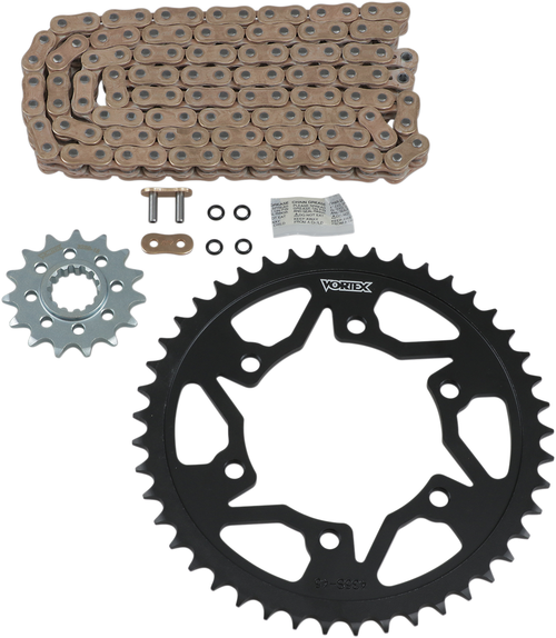 VORTEX - CKG6354 - Chain and Sprocket Kit - HFRS - Gold - Yamaha YZF-R1