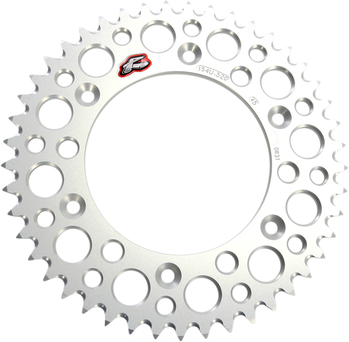 RENTHAL - 154U-520-45GRSI - Rear Sprocket - Aluminum - 45 Tooth - Silver - Honda