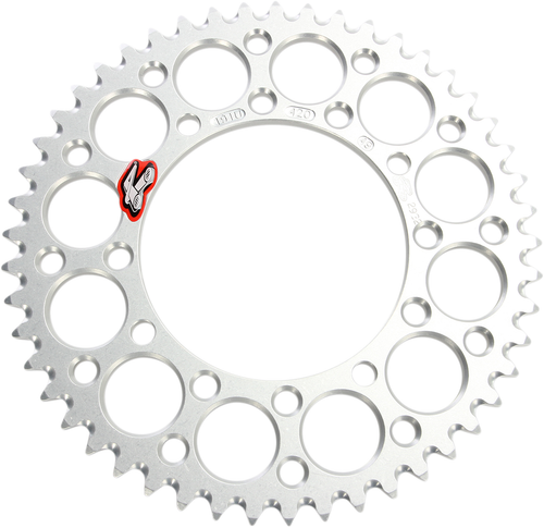 RENTHAL - 191U-420-49GESI - Rear Sprocket - Aluminum - 49 Tooth - Silver - Kawasaki