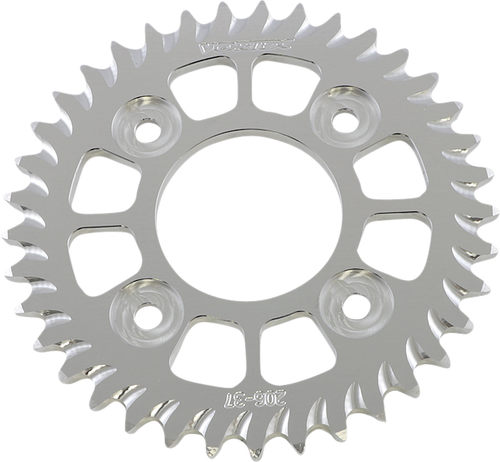 VORTEX - 206-37 - Aluminum Sprocket - Silver - Rear - 37 Tooth