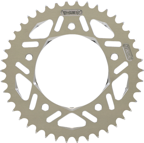 VORTEX - 654A-42 - Aluminum Sprocket - Silver - Rear - 42 Tooth