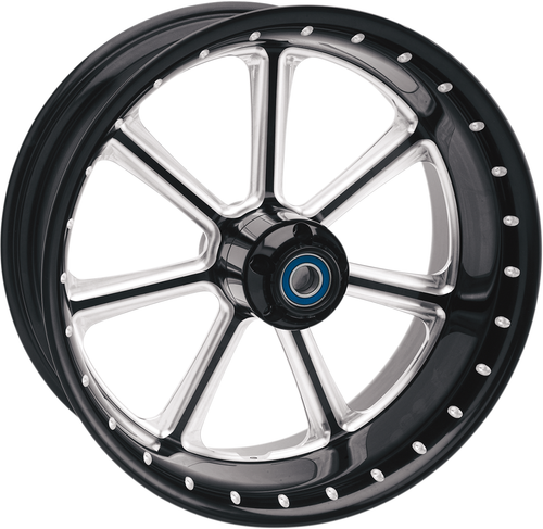 RSD - 1204-7106R-DIEAJ-BM - Wheel - Diesel - Front - Dual Disc/with ABS - Black/Contrast Cut - 21x3.5 - '08+ FLD