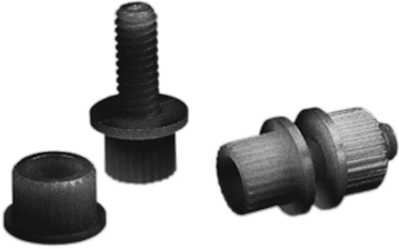 PARTS UNLIMITED - 2030-0010 - License Plate Bolt - 100 Pack - Black