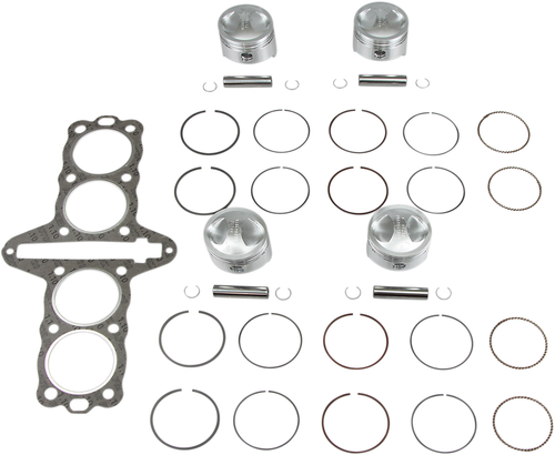 WISECO - K810 - Piston Kit with Gasket - 69.00 mm - Kawasaki