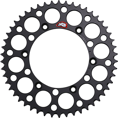 RENTHAL - 150U-520-50GBBK - Rear Sprocket - Aluminum - 50 Tooth - Black - Yamaha