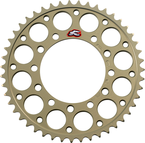 RENTHAL - 210U-525-47P-HA - Rear Sprocket - Aluminum - 47 Tooth - Suzuki/Yamaha