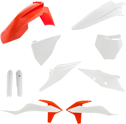 ACERBIS - 2726497118 - Full Replacement Body Kit - OEM White/Orange