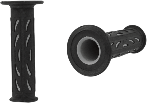 PRO GRIP - PA0724OEGR02 - 724 Dual Density Sportbike Grips - Open Ends - Black/Gray