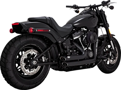VANCE & HINES - 47333 - Shortshots Staggered Exhaust System - Matte Black
