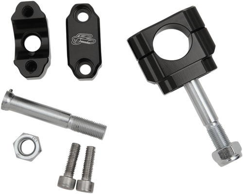 RENTHAL - CL002 - Rubber-Mounted Handlebar Clamp - 1-1/8” - No Offset