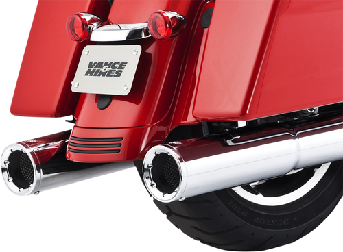 VANCE & HINES - 16463 - Hi-Output Slip-On Mufflers - Chrome - FL