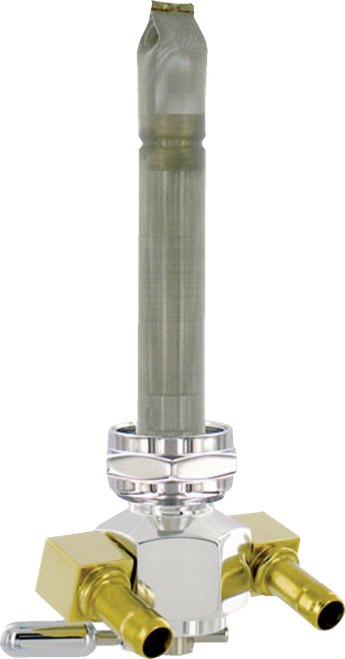 PINGEL - 3311-D-AH - Power Flo Fuel Valve - 22 mm - Hex - 90 - Aluminum