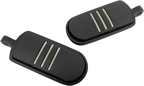 RIVCO PRODUCTS - MV137MB - Custom Foot Pegs - Matte Black
