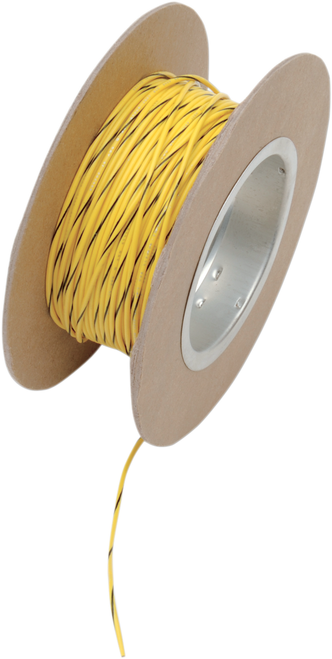 NAMZ - NWR-40-100 - 100' Wire Spool - 18 Gauge - Yellow/Black