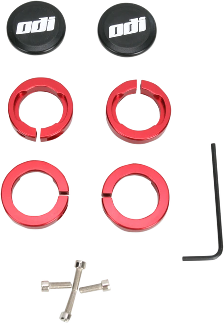 ODI - D70LJR - Lock Jaw Clamps - Red