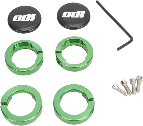 ODI - D70LJN - Lock Jaw Clamps - Green