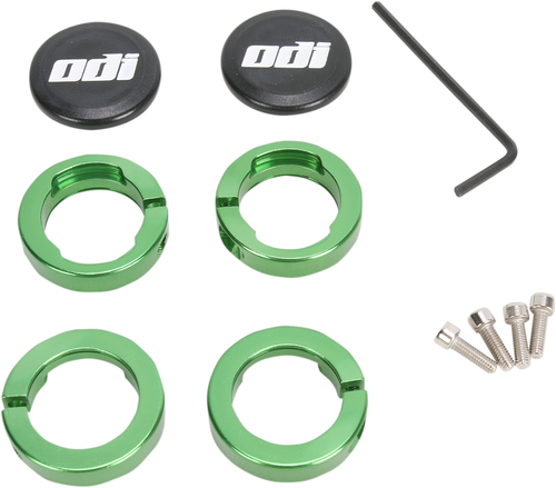 ODI - D70LJN - Lock Jaw Clamps - Green