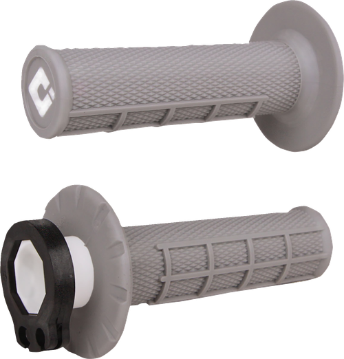 ODI - H36HWG - Grips - MX - Half Waffle - Soft Gray