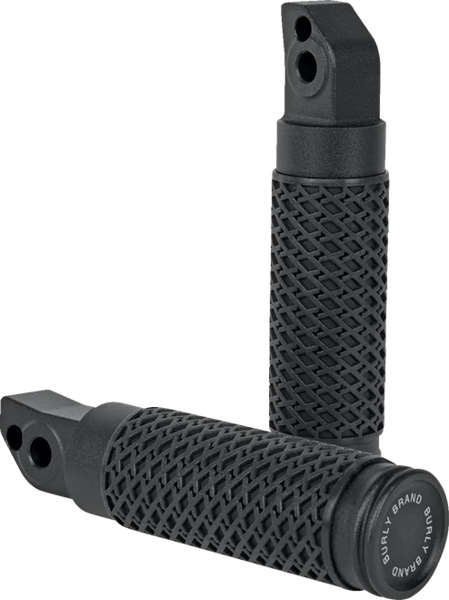 BURLY BRAND - B13-1205B - Slash Cut - Passenger Foot Pegs - Black
