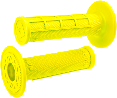 ODI - H01RFFY - Grips - Ruffian - Half Waffle - Fluorescent Yellow