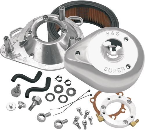 S&S CYCLE - 17-0450 - Teardrop Air Cleaner Kit - Chrome