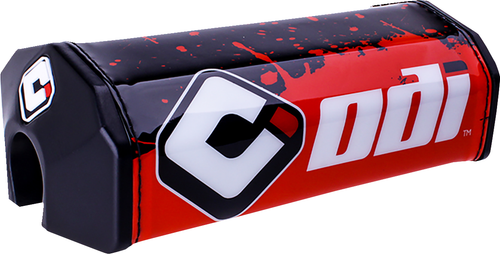 ODI - H72BPS-RB - Oversized Handlebar Pad - Splatter - Red/Black
