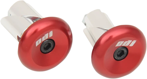 ODI - F71APR - Aluminum Handlebar End Plug - Red