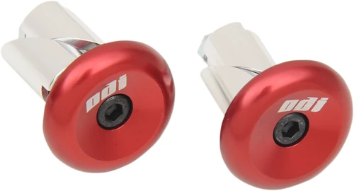 ODI - F71APR - Aluminum Handlebar End Plug - Red