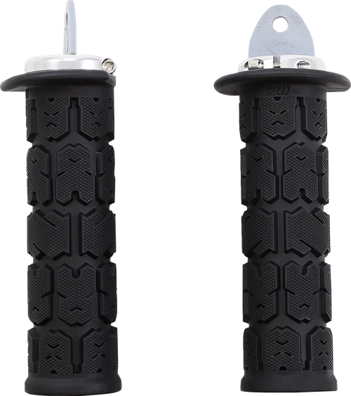 ODI - J33RGB-S - Rogue ATV/PWC Grips - Black/Silver
