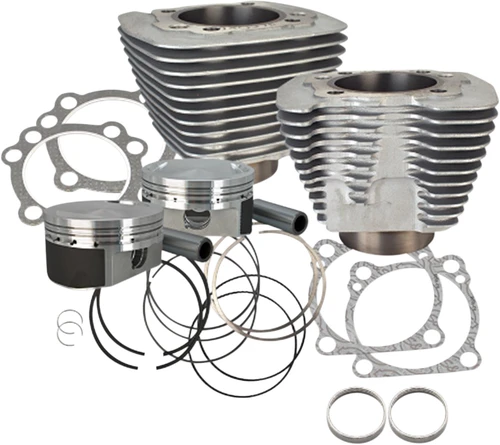 S&S CYCLE - 910-0689 - Cylinder Kit - 1200 cc Conversion - 10.3:1 Compression Ratio - Silver - XL