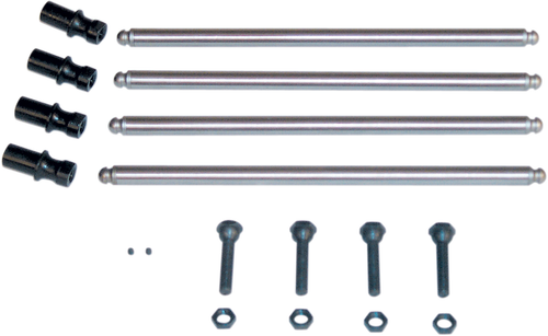S&S CYCLE - 93-5068 - Non-Adjustable Pushrod Kit - Conversion w/Adjustable Lifter Adapters - Big Twin
