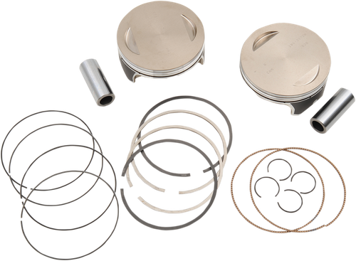 S&S CYCLE - 106-3964A - Piston Kit - For Hot Set Up Kits - 4.125” +0.020” - 111”/117”/124” Engine