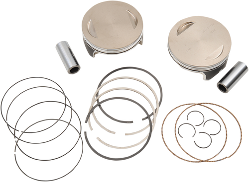 S&S CYCLE - 106-3964A - Piston Kit - For Hot Set Up Kits - 4.125” +0.020” - 111”/117”/124” Engine